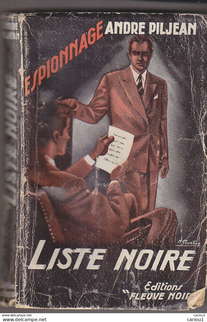 C1  Andre PILJEAN Liste Noire FN ESPIONNAGE # 68 1955 EO Port Inclus France - Antiguos (Antes De 1960)