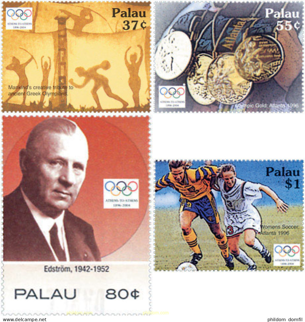 143816 MNH PALAU 2004 28 JUEGOS OLIMPICOS DE VERANO ATENAS 2004 - Palau