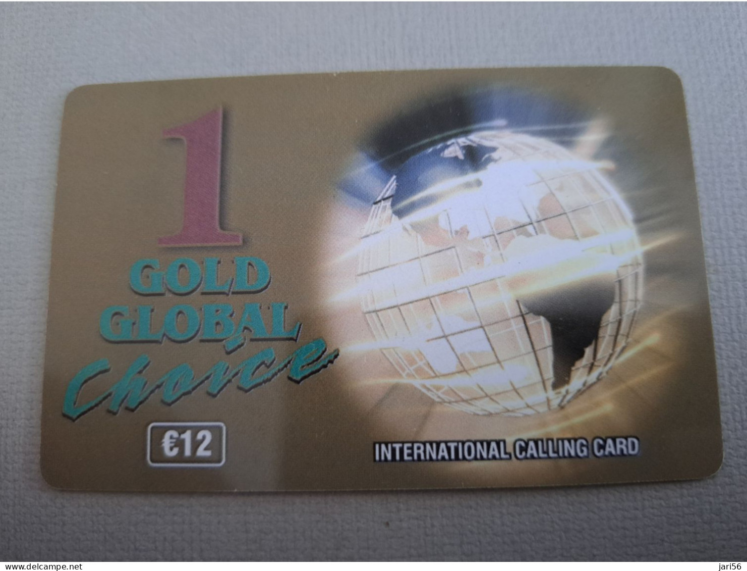 NETHERLANDS /  PREPAID /   GOLD GLOBAL/ CHOICE 1     HFL 25,- USED  ** 15283** - Privé