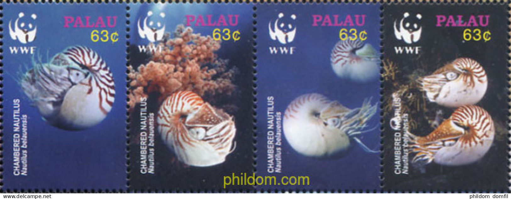 181051 MNH PALAU 2006 PROTECCION DE LA NATURALEZA. NAUTILUS BELAUENSIS - Palau