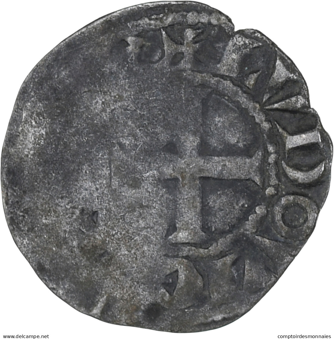 France, Louis VIII-IX, Denier Tournois, B+, Billon, Duplessy:188 - 1223-1226 Lodewijk VIII De Leeuw