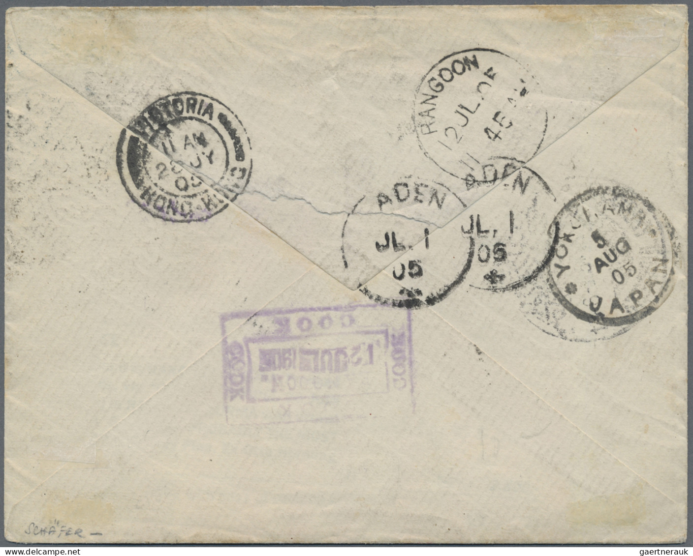 Armenia - Post Marks: VAN 1905 (June 5), Cover From Van (town Of Armenia In 1920 - Arménie