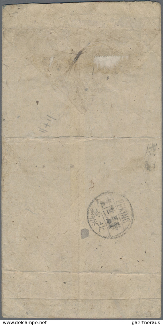 China: 1919, Domestic Registered Express Letter Addressed To Peking Bearing Junk - Brieven En Documenten