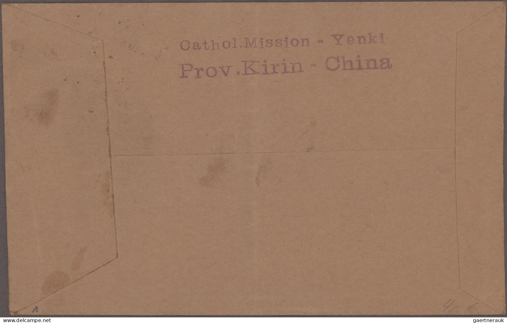 China: 1927/33, Missionary Covers (3, Two Printed Matters) From Catholic Mission - Cartas & Documentos