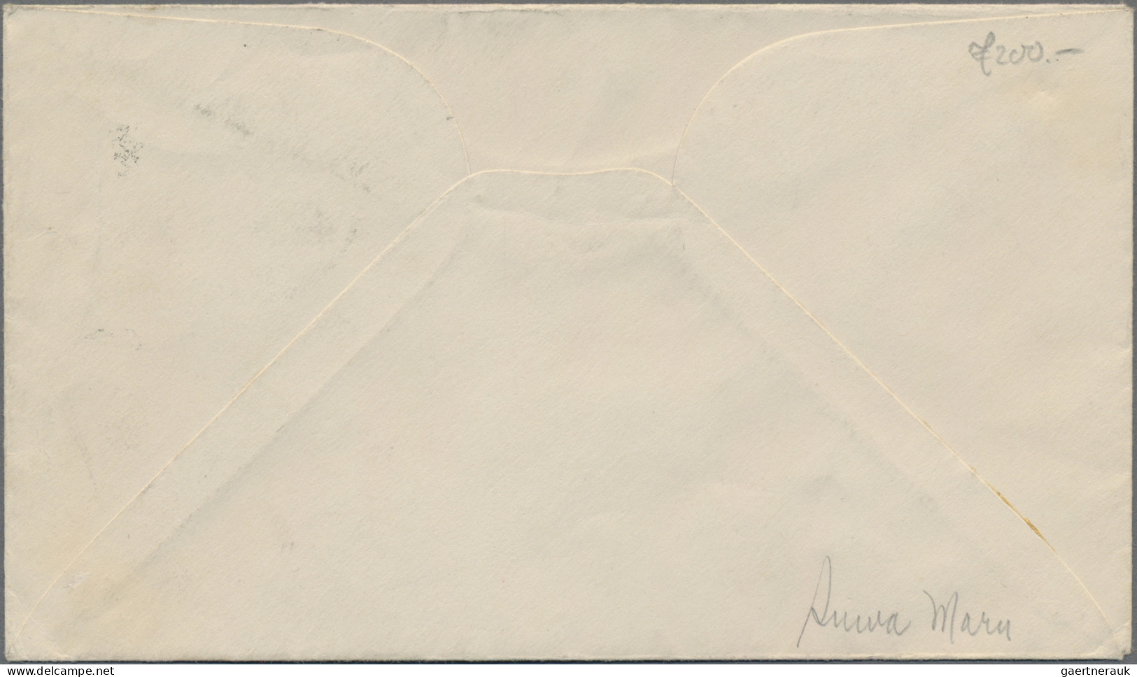 China: 1934 (ca.), Shanghai P.o. Horizontal Single Line "From Steamers Letter Bo - Lettres & Documents