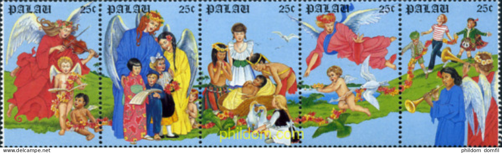 349779 MNH PALAU 1988 NAVIDAD - Palau