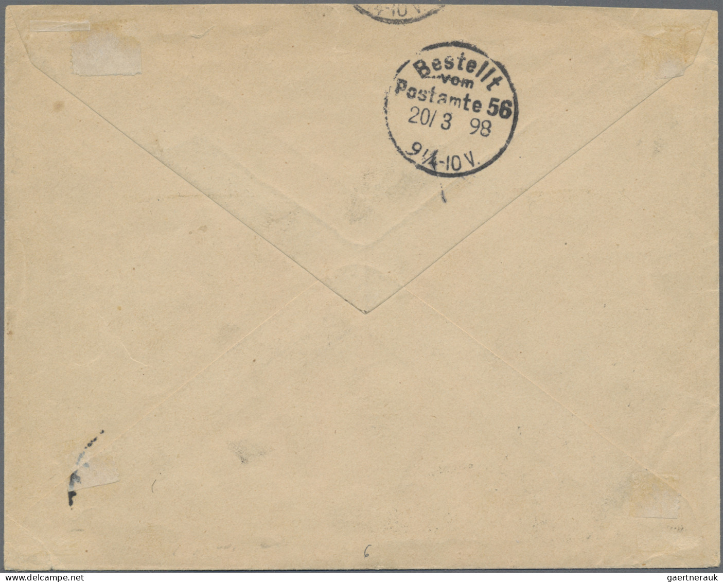 China - Foreign Offices: Germany, 1898 (Feb 11) Envelope To Berlin Franked By 18 - Other