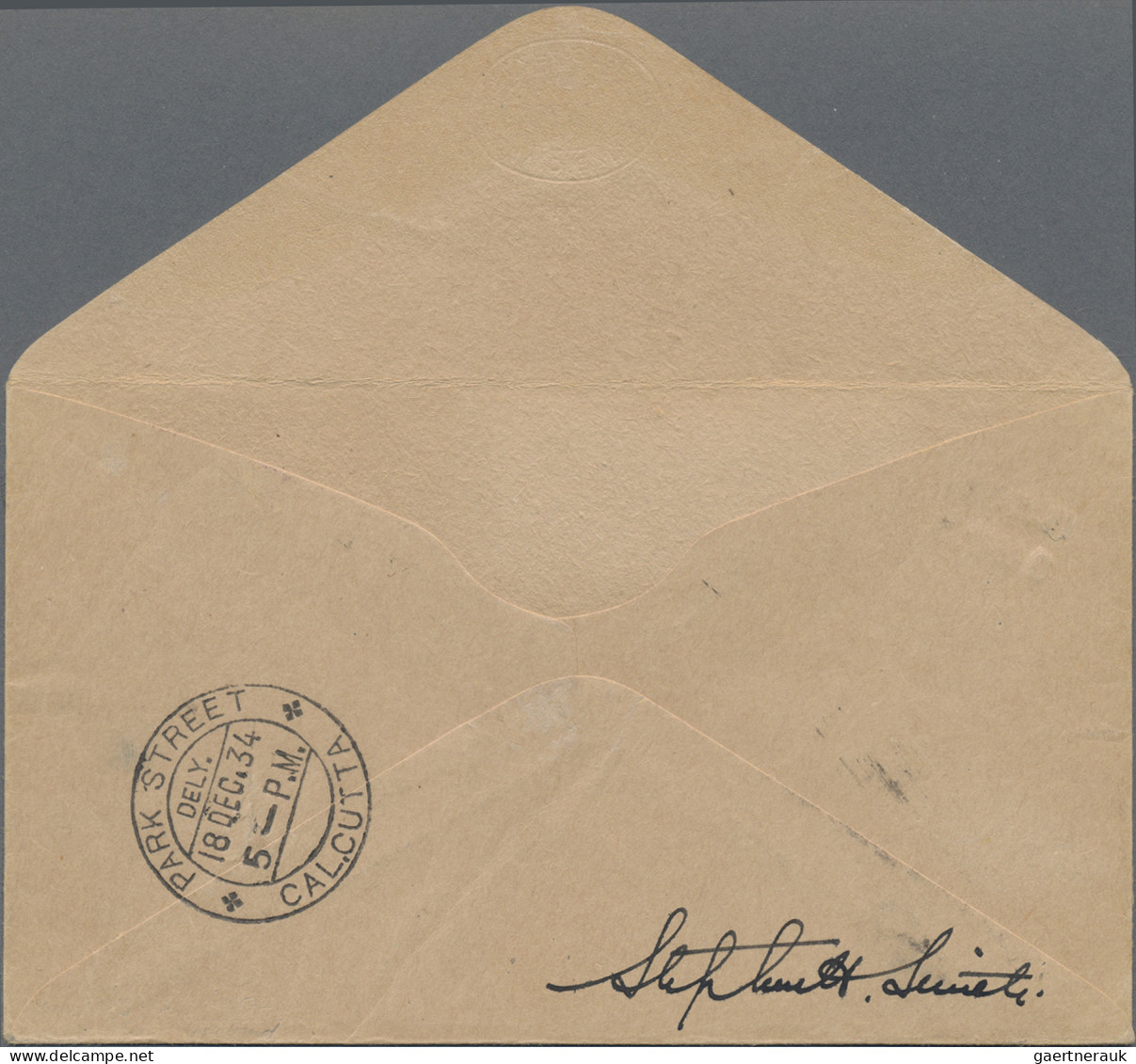 India - Rocket Mail: 1934, Cover Flown With Rocket No.7 On 17th Dec. 1934 From S - Andere & Zonder Classificatie