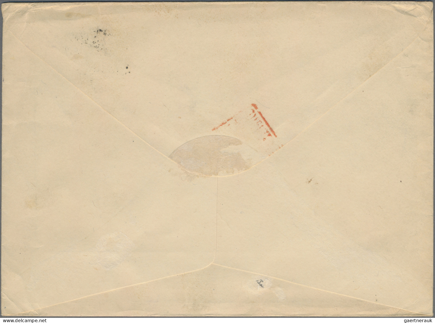 Japan: 1905, 10 S. Blue Tied "Tokyo 38-4-11" To Cover From Japanese Red Cross So - Other & Unclassified