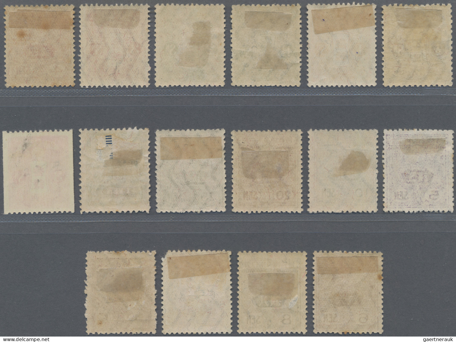 Japan: 1914, Tazawa Wmkd. Granite Paper Set ½s-1y Plus 3s Coil Stamp And 1919 Su - Sonstige & Ohne Zuordnung