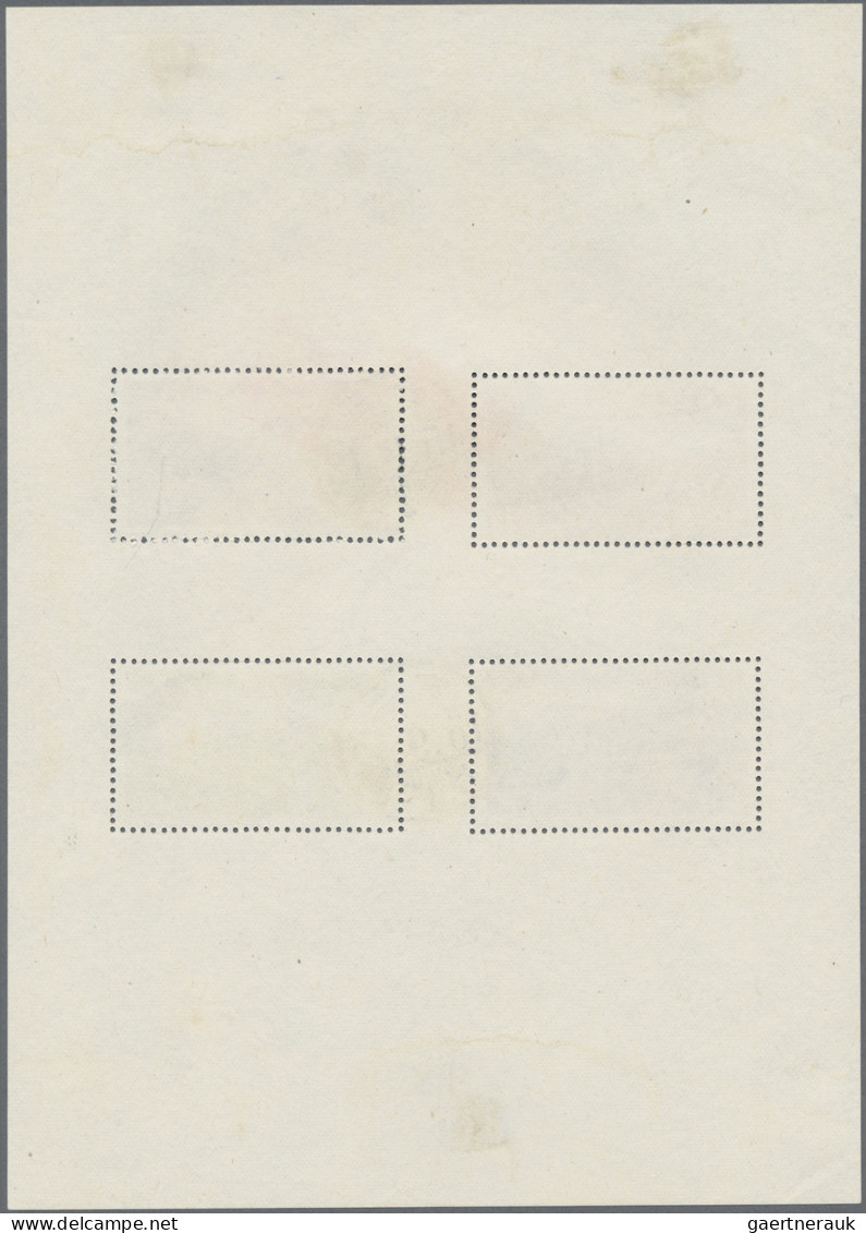 Japan: 1938/40, Five Different National Parks NP Souvenir Sheets S/s Used: Nikko - Autres & Non Classés