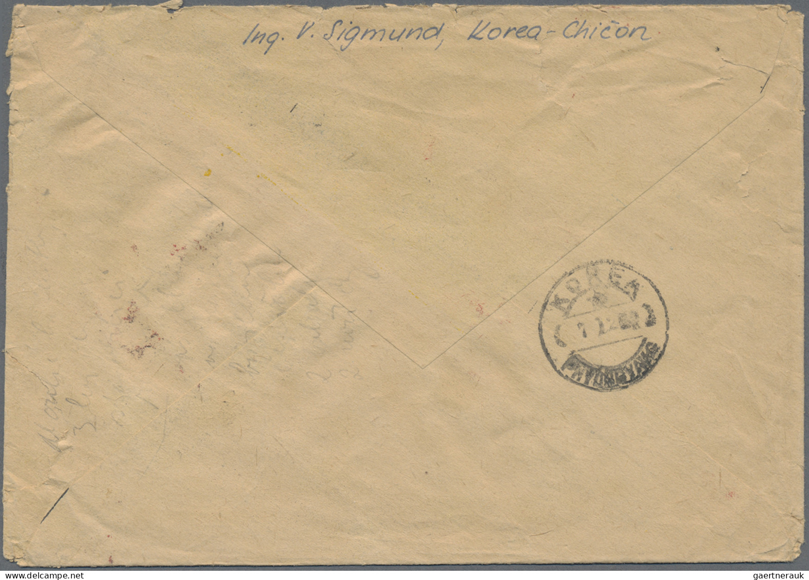 North Korea - Postal Stationery: 1957/58, Illustrated Stationery Envelopes (2) W - Korea (Nord-)