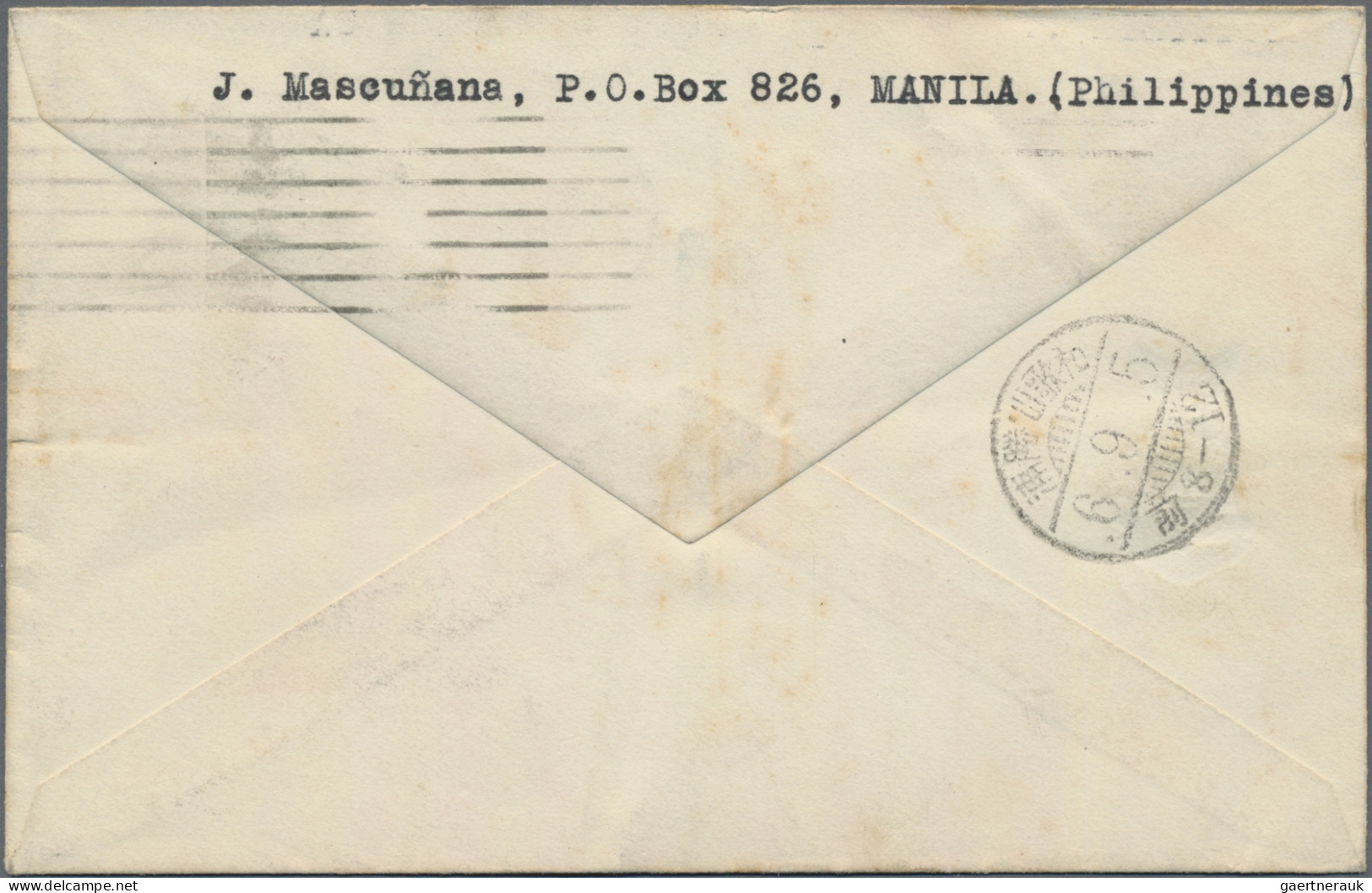 Philippines: 1931, FFC Manila-Katsuura/Japan, Chichester Flight With Text Handst - Philippinen