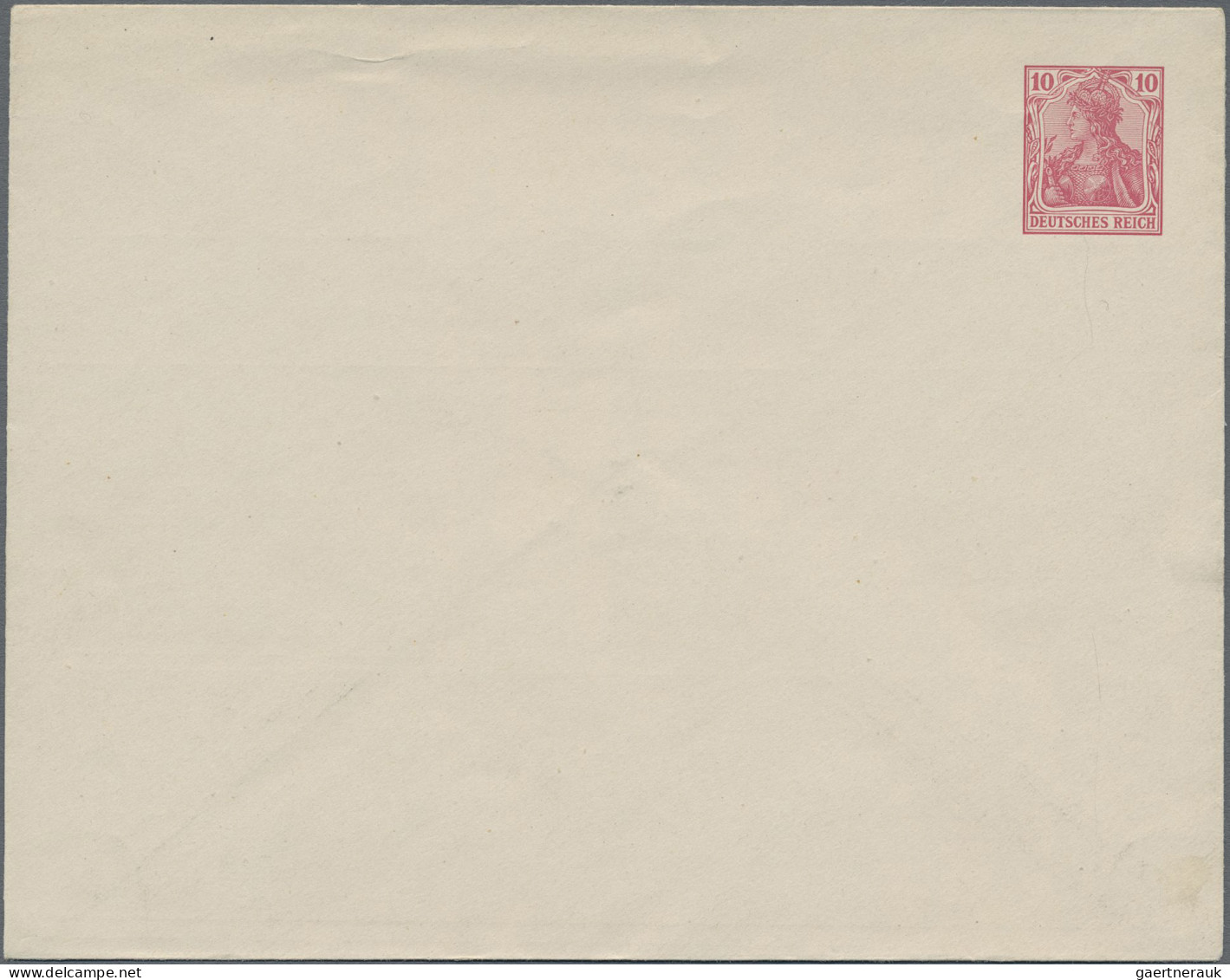 Thematics: Advertising Postal Stationery: 1902, Dt. Reich, 10 Pf Rot Germania Pr - Other