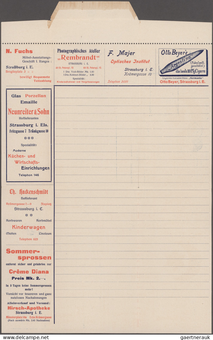 Thematics: Advertising Postal Stationery: 1907, Dt.Reich, 5 Pf Grün Germania Anz - Other