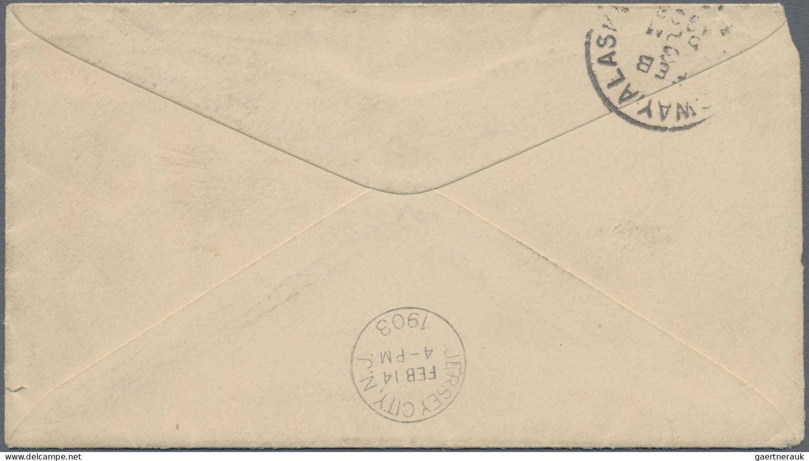 Thematics: Arctic: 1903, Alaska/Canada Winter Mail, Cover Bearing Washington 2c. - Sonstige