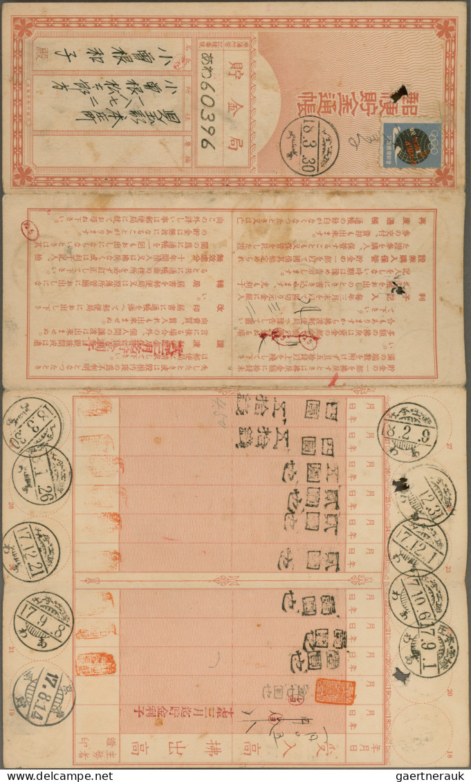 Thematics: Olympic Games: 1940, Tokyo, Blue Olympic Rings Vignette Issued By Jap - Sonstige & Ohne Zuordnung