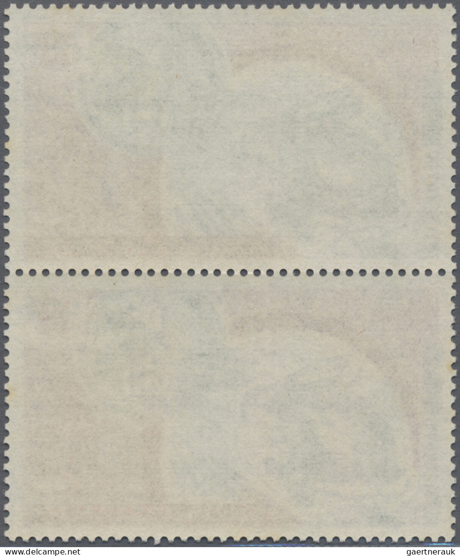 Benin: 2008/2009. Vertical Pair '25F On 10F' (Dahomey #492 Showing 'The Hare And - Bénin – Dahomey (1960-...)