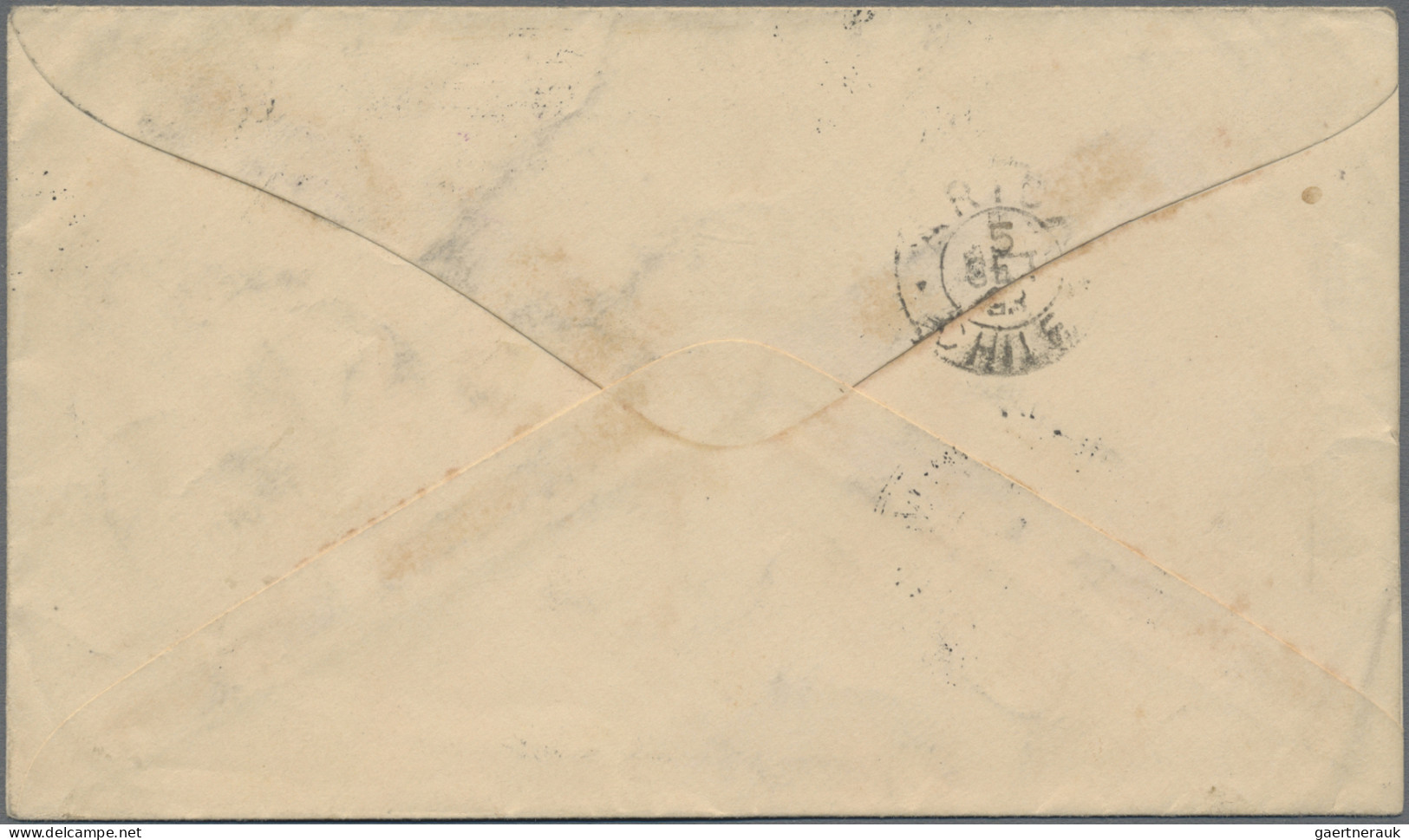Bolivia - Postal Stationery: 1893/1898, Two Used Envelopes: 5c. Blue Used From " - Bolivië