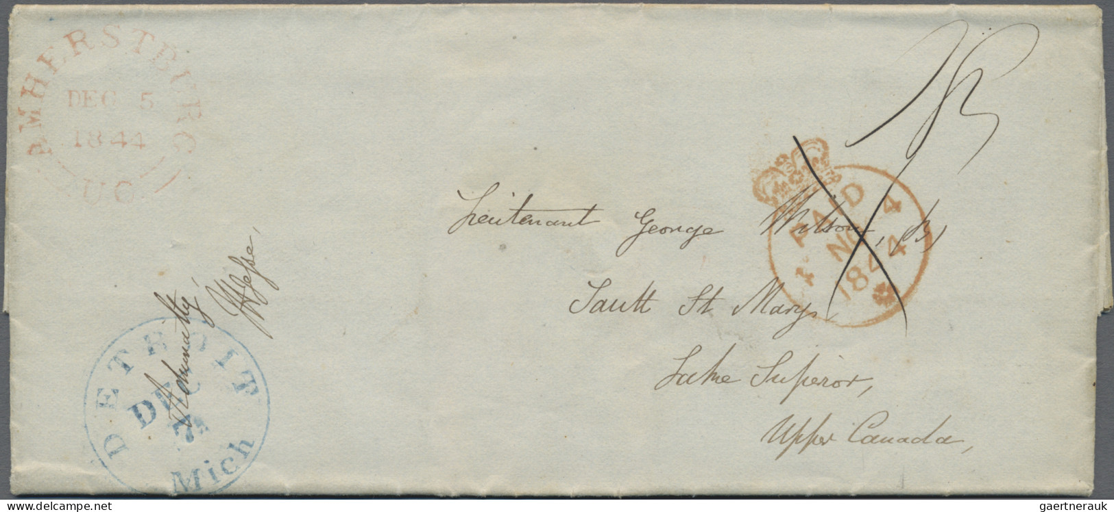 Canada -  Pre Adhesives  / Stampless Covers: 1844, Entire Letter From Admirality - ...-1851 Vorphilatelie