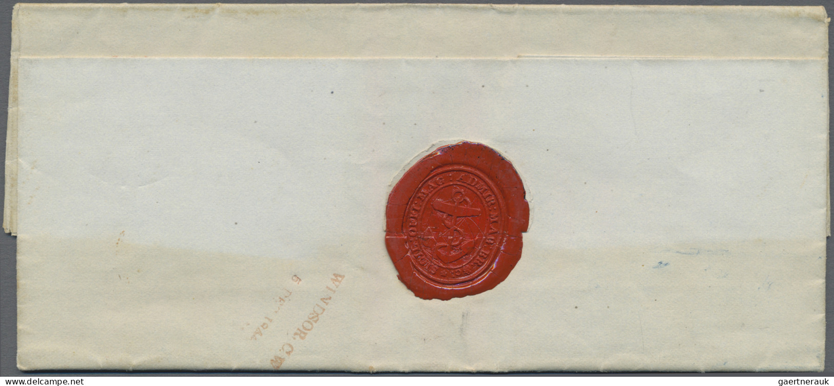 Canada -  Pre Adhesives  / Stampless Covers: 1844, Entire Letter From Admirality - ...-1851 Prephilately