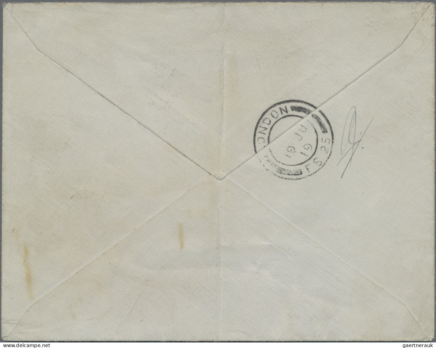 Newfoundland - Air Mail: 1919 Air "Trans-Atlantic/AIR POST/1919/ONE DOLLAR" On 1 - Einde V/d Catalogus (Back Of Book)