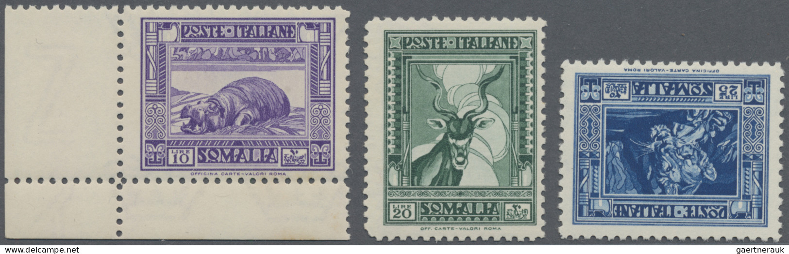 Italian Somaliland: 1932 Somalia Italiana. Mint Set Of 18 (5c. To 25l., Mostly C - Somalia