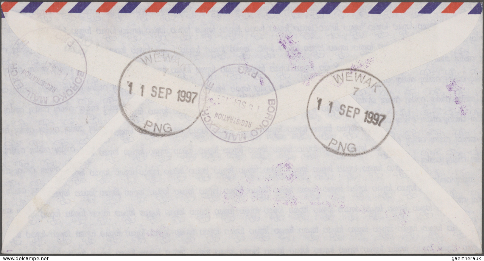 Papua New Guinea: 1995 Birds 90t Surcharged "21t" (fat Overprint) With Date "199 - Papouasie-Nouvelle-Guinée