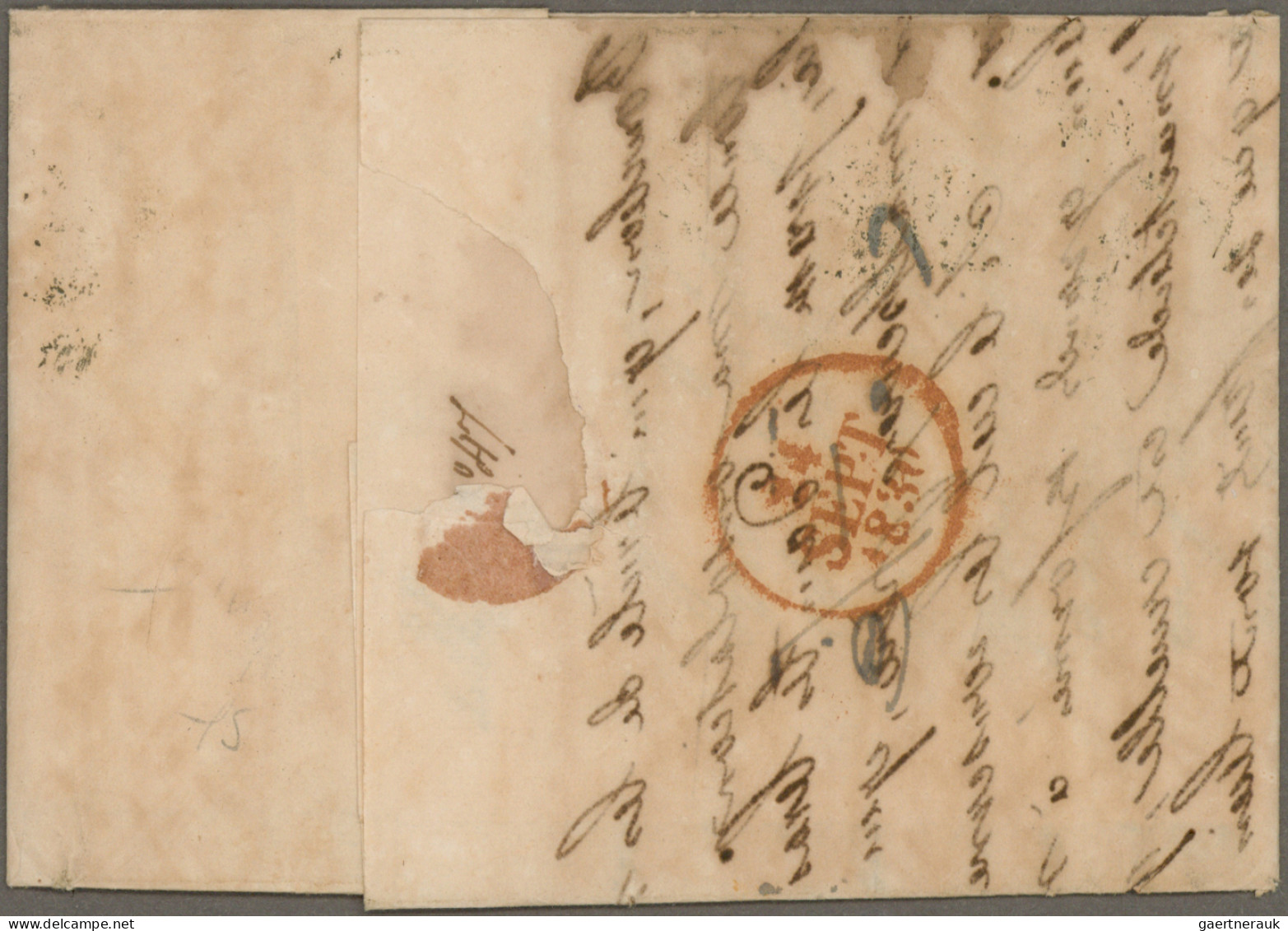 Reunion: 1830, Entire Letter Written "St-Denis, Ile De Bourbon, Le 27 Mai 1830" - Covers & Documents