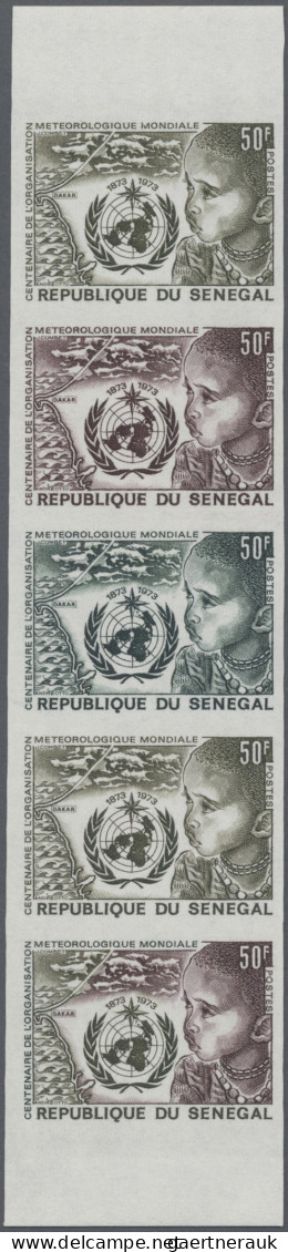 Senegal: 1973, 50 Fr. 100 Jahre Weltorganisation Für Meteorologie Als Postfrisch - Sénégal (1960-...)