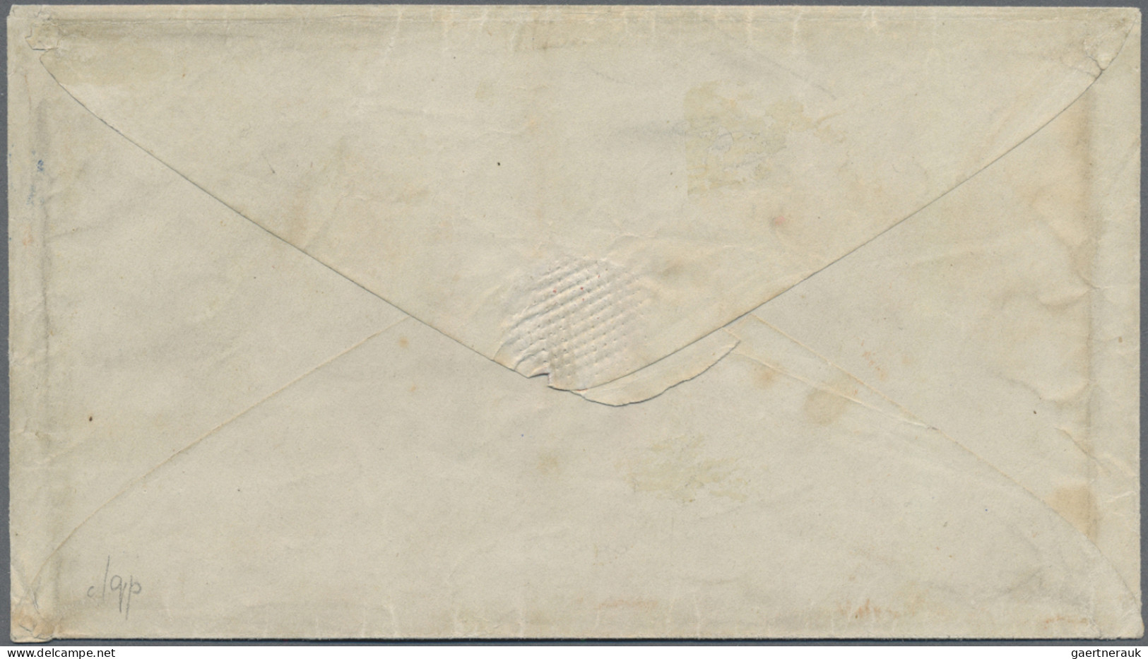 United States: 1847, Franklin 5c. Used On Boston-Augusta Cover. - Covers & Documents