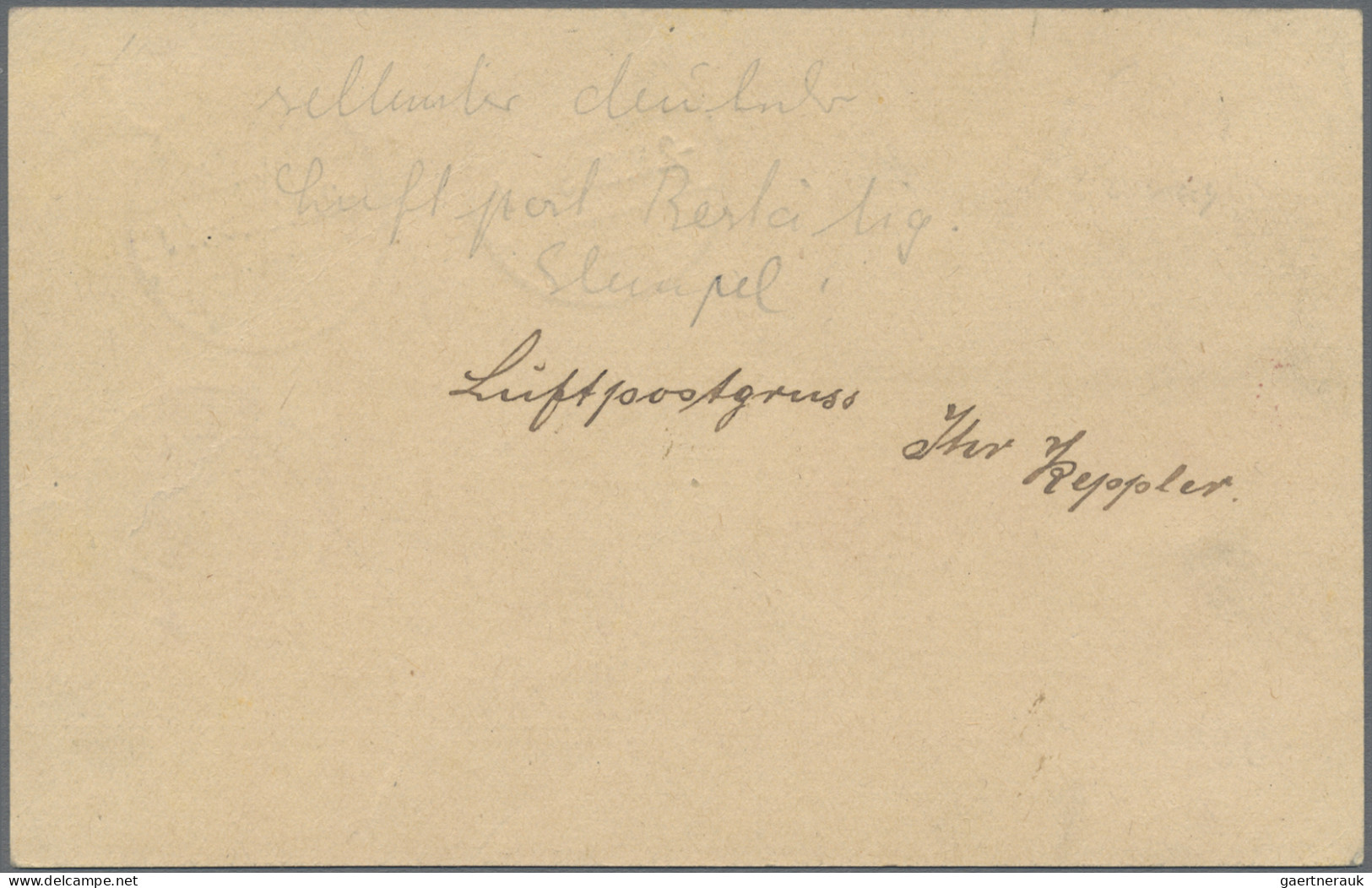 Air Mail - Germany: 1925/26, FREIBURG Sehr Seltener Luftpostbestätigungsstempel - Poste Aérienne & Zeppelin