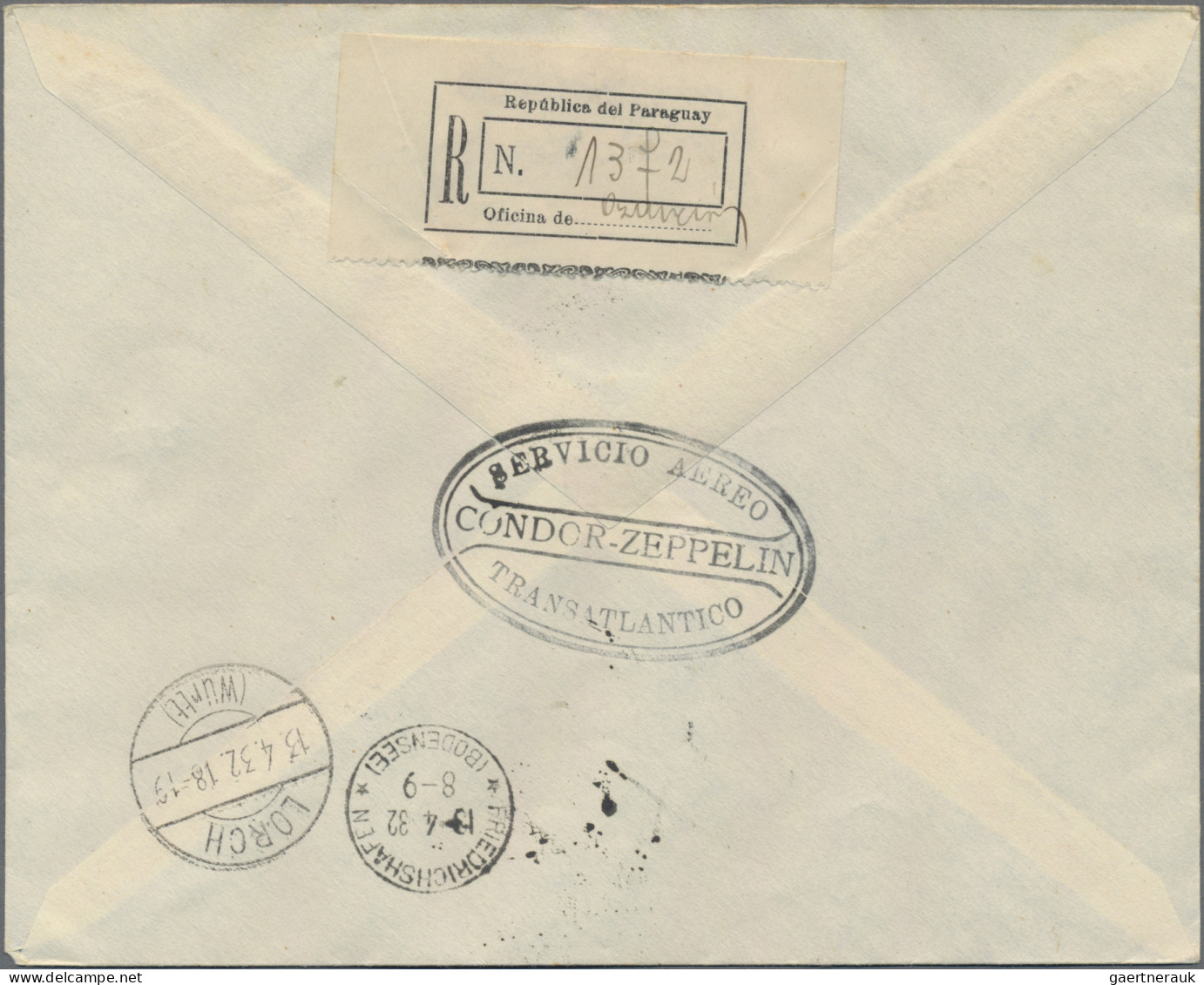 Zeppelin Mail - Overseas: 1932, Paraguayische Post, 2. Südamerikafahrt Auf R-Bri - Zeppelins