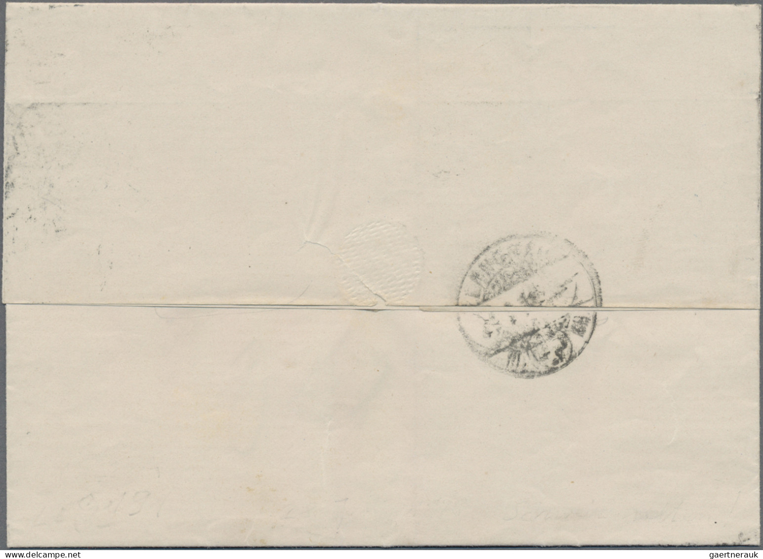 Denmark: 1878, 20ö. Carmine/grey, Single Franking On Lettersheet From Copenhagen - Lettres & Documents