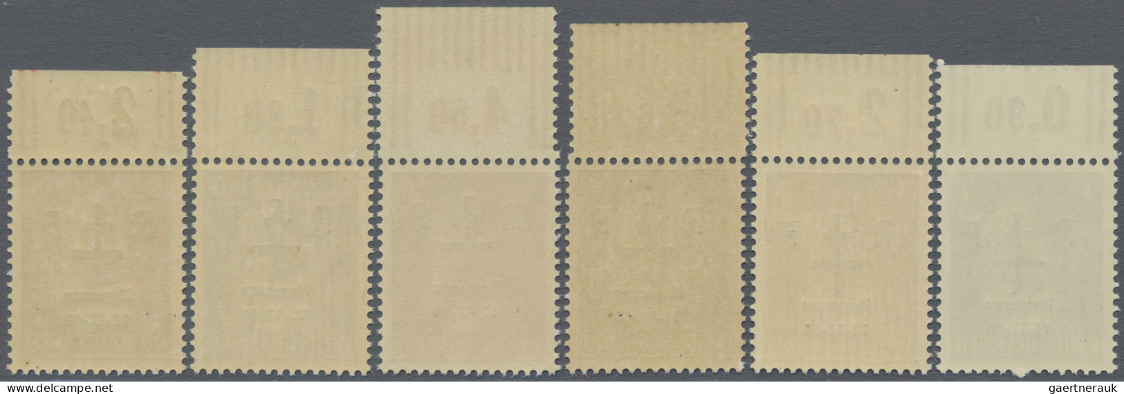 France - Locals: HAGENAU: 1944, "R F / Haguenau / 11-12-44", Overprints On 1pfg. - Other & Unclassified