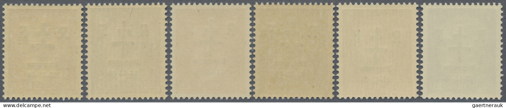 France - Locals: HAGENAU: 1944, "R F / Haguenau / 11-12-44", Overprints On 1pfg. - Other & Unclassified