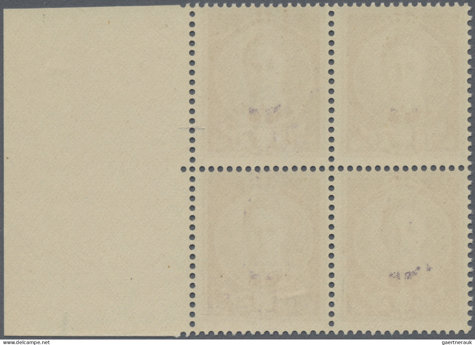 Great Britain: 1937 'KGVI.' ESSAY In Violet & With No Value Expressed, Right Han - Unused Stamps