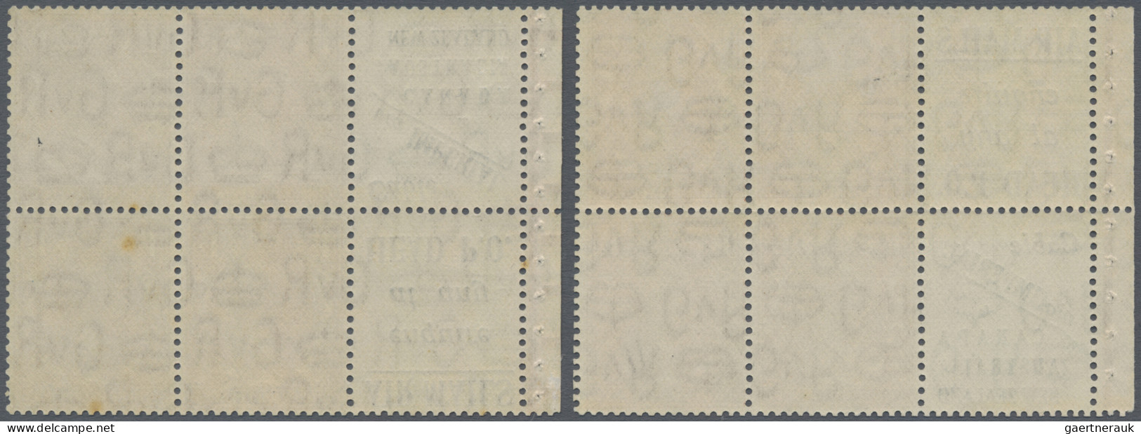 Great Britain - Se-tenants: 1924, Booklet Pane With 4 X 1 ½d Red-brown KGV Plus - Sonstige