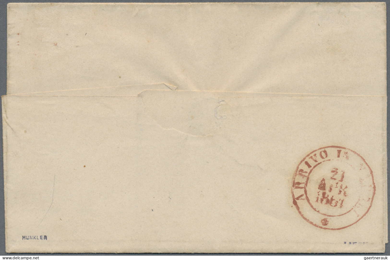 Italian States - Naples: 1858, 10 Gr Rose, Plate I, Wide Margins At Three Sides, - Neapel