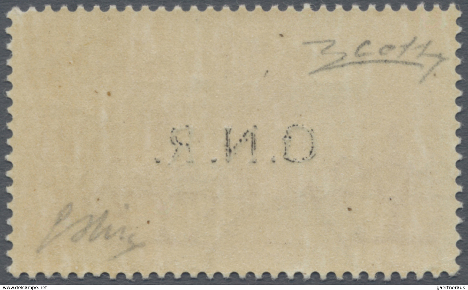 Italy: 1943, 2,50 L Orange "Espresso" (special Delivery) Stamp Overprinted "G.N. - Sonstige & Ohne Zuordnung