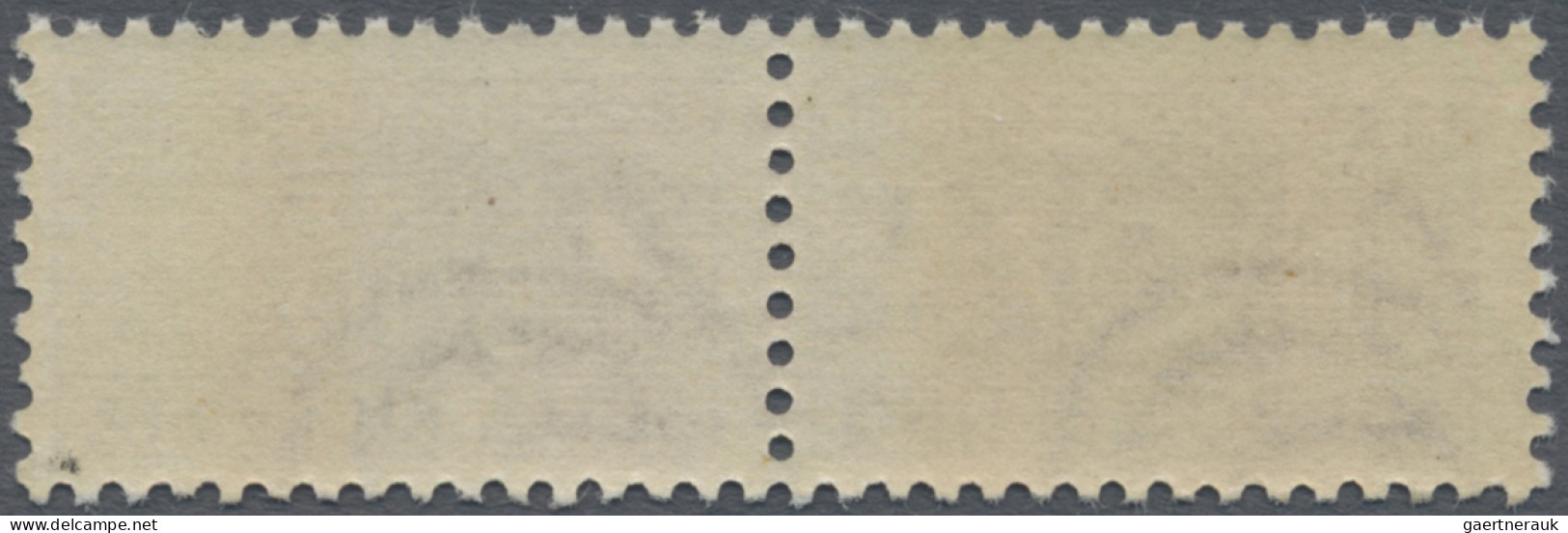 Italy: 1946, 300 L Lila Brown, Mint Never Hinged, Watermark "Flying Wheel", Mich - Colis-postaux