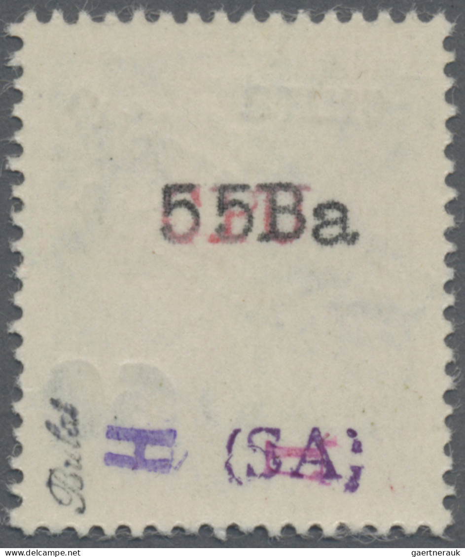 Carpathian Ukraine: 1945, 60 On 18 F, INVERTED OVERPRINT, MNH. € 850 Just 20 Cop - Oekraïne