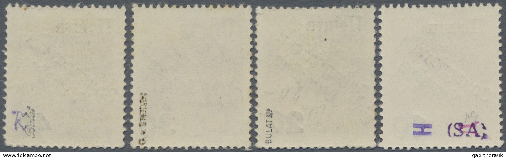 Carpathian Ukraine: 1945, Hungarian Postage Dues, 10 On 2f, 20 On 10f, 30 On 12 - Oekraïne