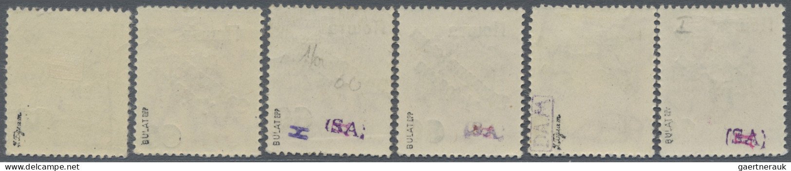 Carpathian Ukraine: 1945, Hungarian Postage Dues, 10 On 3f, 60 On 4 F And 60 On - Ukraine