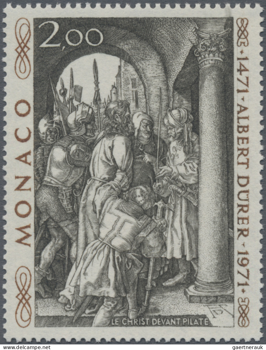 Monaco: 1972, UNISSUED Error "ALBERT DÜRER" Instead Of "Albrecht Dürer" At The 2 - Ongebruikt