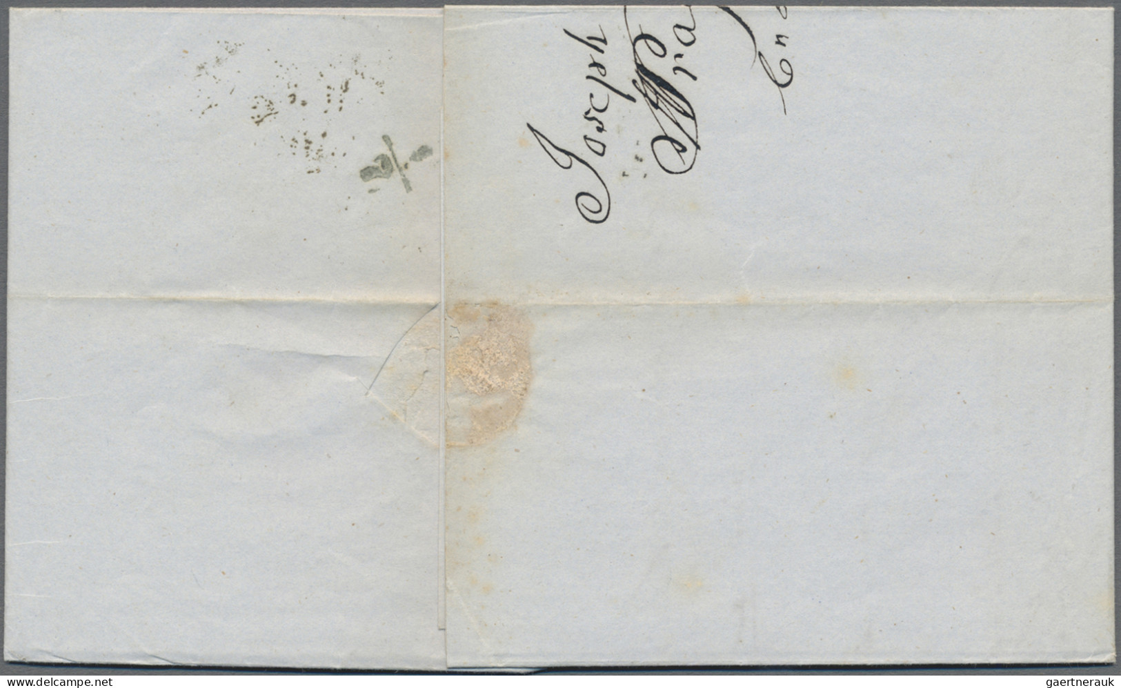Österreich: 1850, 6 Kr. Braun, Handpapier, Type Ia, Kabinettstück Als Einzelfran - Briefe U. Dokumente