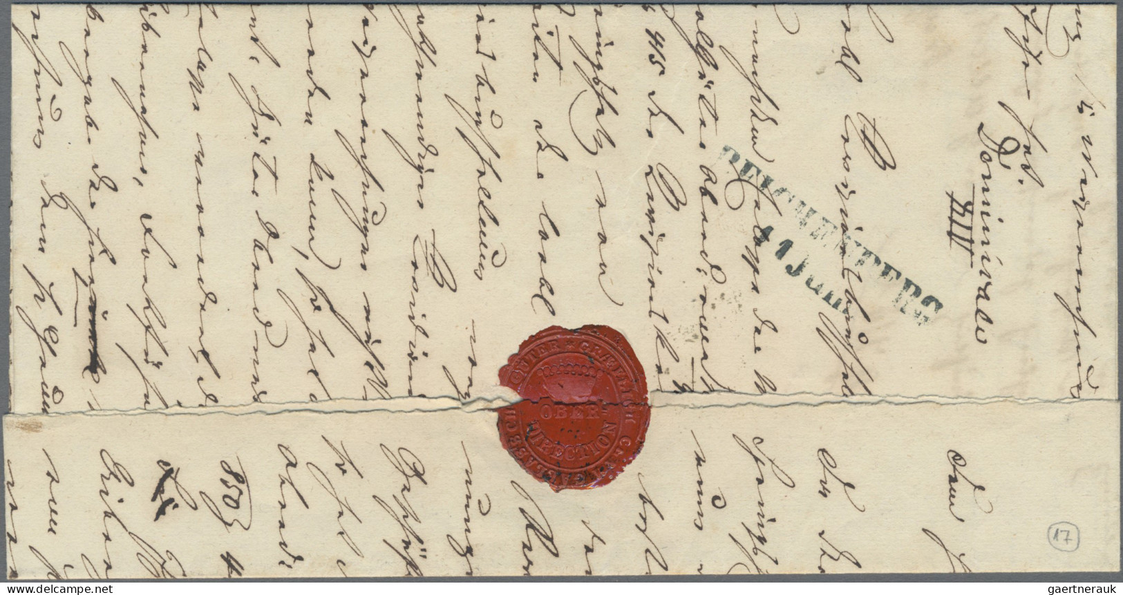 Österreich: 1850, 6 Kr. Braun, Handpapier, Type Ia, Erstdruck, Prachtstück Als E - Lettres & Documents