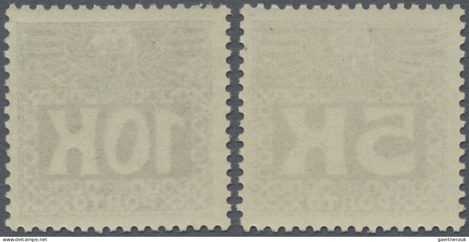 Österreich - Portomarken: 1911, 5 Kr. Bzw. 10 Kr. Dunkelviolettgrau, Je Postfris - Postage Due