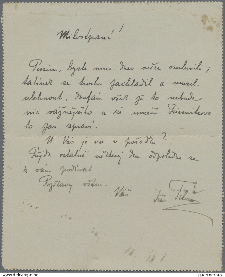 Österreich - Ganzsachen: 1902, 6 H Orange Kartenbrief Mit Zusatzfrankatur 30 H B - Autres & Non Classés