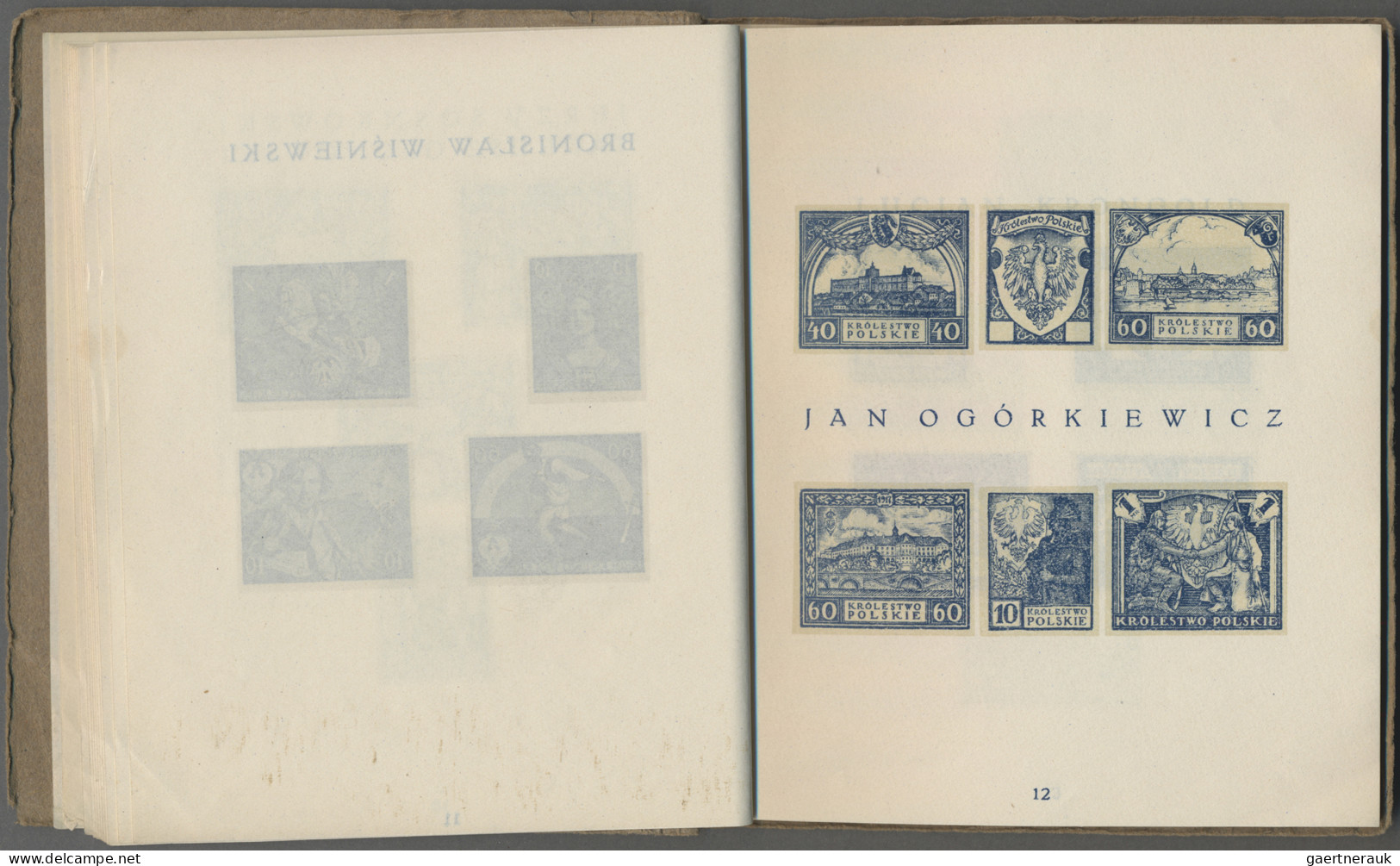 Poland - Specialities: 1918, Small Brochure On A Competition Of Polish Artists F - Other & Unclassified